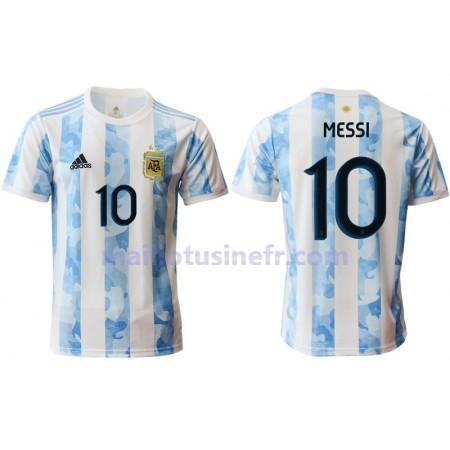 Maillot de Foot Argentine Lionel Messi 10 Domicile 2020